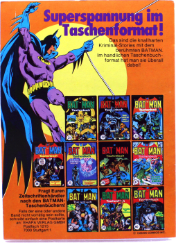 DC Comics Batman Comic Taschenbuch Nr. 41 (1988) – Das große Finale der Ehapa-Reihe